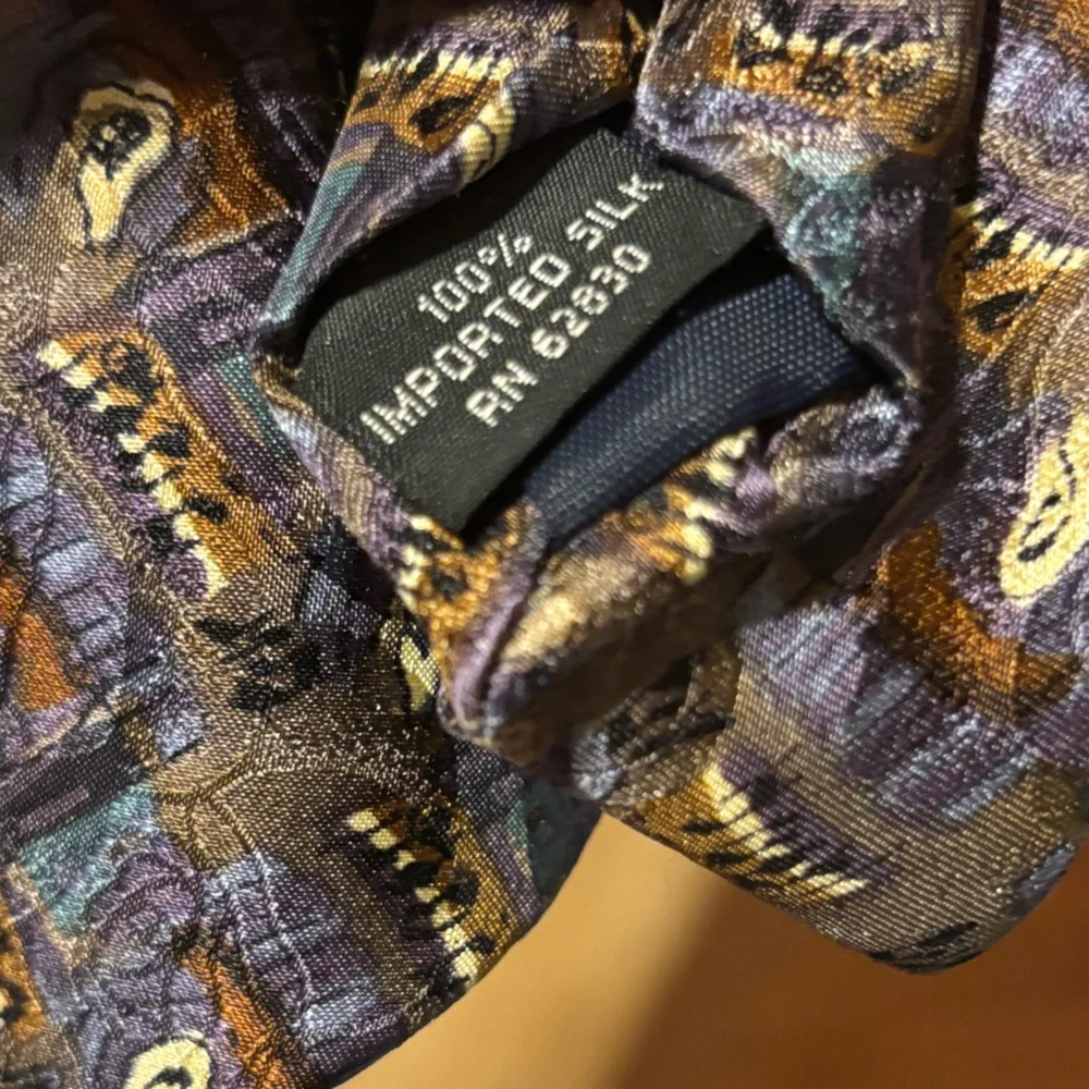 GRATEFUL DEAD Jerry Garcia Tie TRENDY 100% silk muted tone **2 for 20** epic